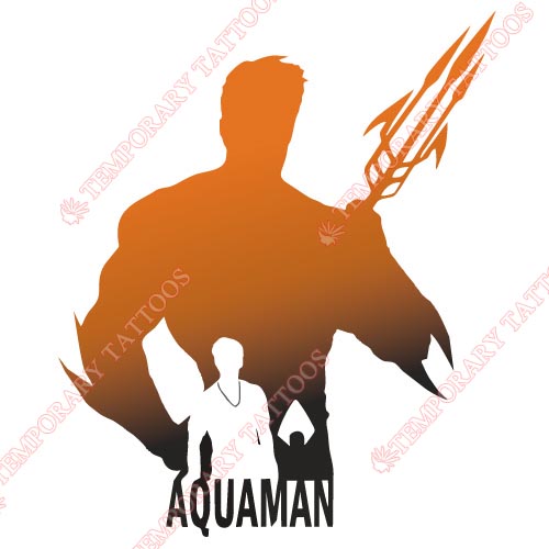 Aquaman Customize Temporary Tattoos Stickers NO.441